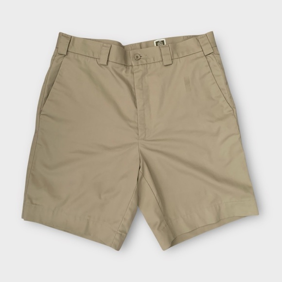 Tilley 8-inch Khaki Beige Chino Shorts - Picture 1 of 6